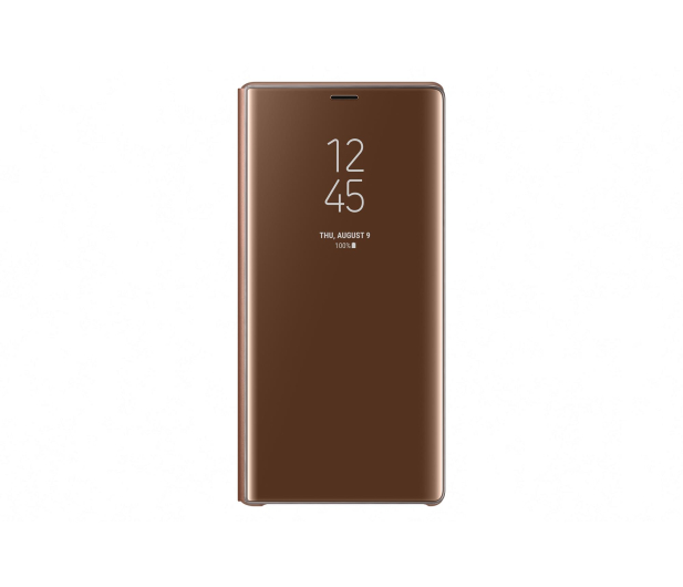 Etui Clear View Standing Cover do Samsung Galaxy Note 9 brązowe - 441239 - zdjęcie 2